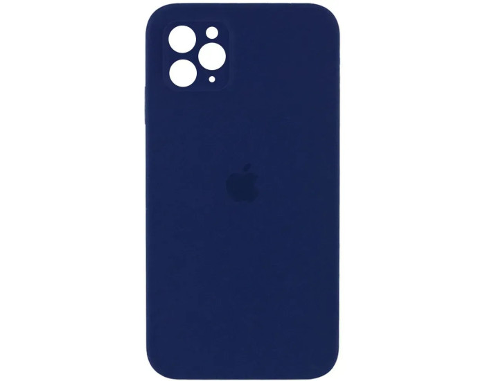 Чехол-силикон оригинал Square Cover Soft Matte Full Camera iPhone 11 Pro Max, Midnight blue