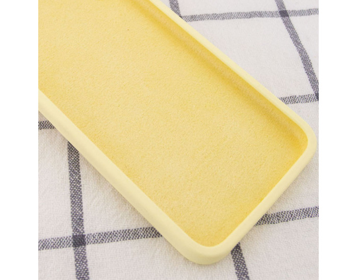 Чехол-силикон оригинал Square Cover Soft Matte Full Camera iPhone 11 Pro Max, Mellow yellow
