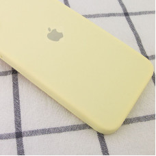 Чехол-силикон оригинал Square Cover Soft Matte Full Camera iPhone 11 Pro Max, Mellow yellow