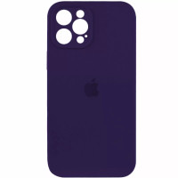 Чехол-силикон оригинал Square Cover Soft Matte Full Camera iPhone 11 Pro Max, Elderberry
