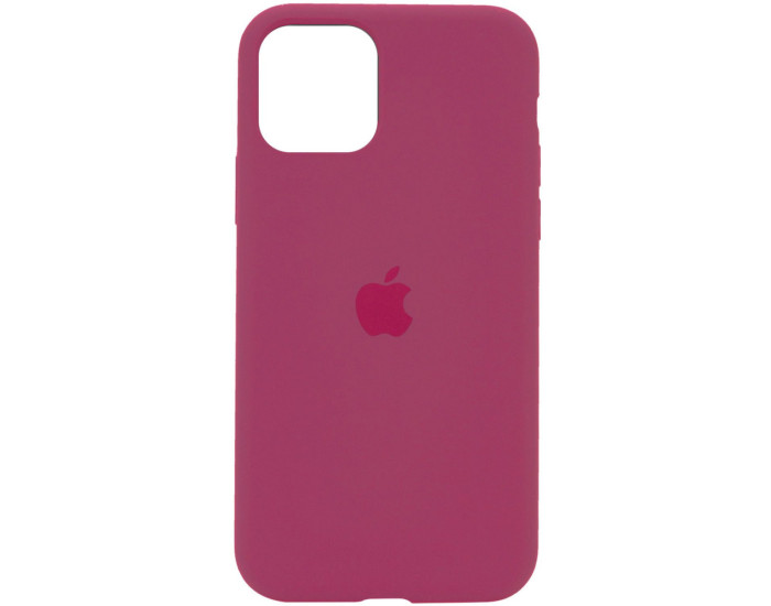 Чехол-силикон оригинал Full Cover Soft Matte iPhone 11 Pro Max, Rose red