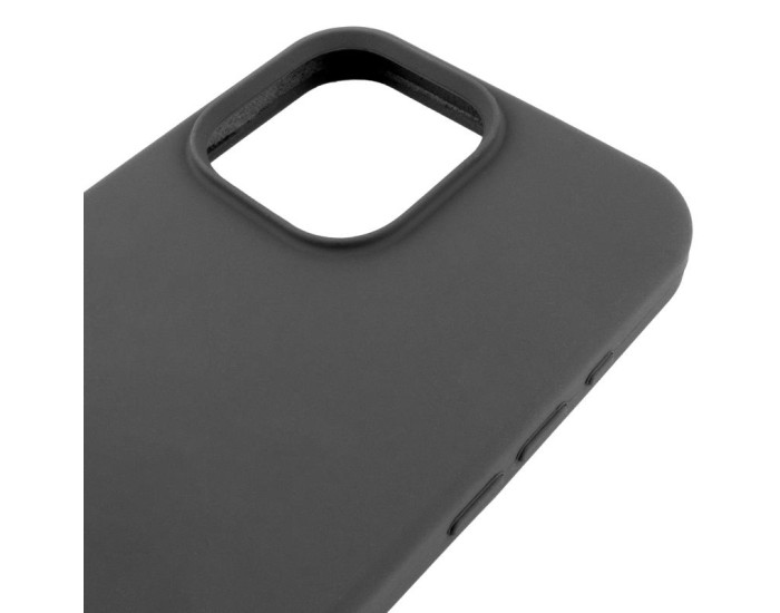 Чехол-силикон оригинал Full Soft Matte with MagSafe iPhone 14 Pro (Серый / Dark Gray)