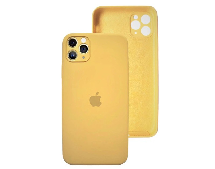 Чехол-силикон оригинал Soft Matte Full Camera iPhone 11 Pro Max, Yellow