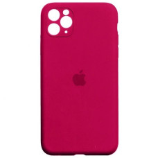 Чехол-силикон оригинал Soft Matte Full Camera iPhone 11 Pro Max, Rose red