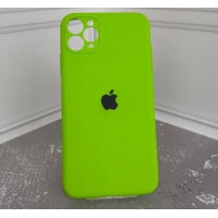 Чехол-силикон оригинал Soft Matte Full Camera iPhone 11 Pro Max, Party green