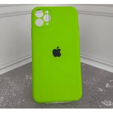 Чехол-силикон оригинал Soft Matte Full Camera iPhone 11 Pro Max, Party green