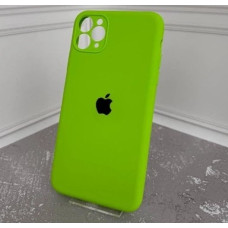 Чехол-силикон оригинал Soft Matte Full Camera iPhone 11 Pro Max, Party green