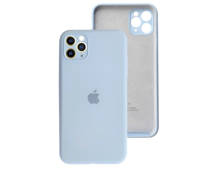 Чехол-силикон оригинал Soft Matte Full Camera iPhone 11 Pro Max, Lilac cream