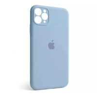 Чохол-силікон оригінал Soft Case Glass iPhone 11 Pro Max, Lite blue
