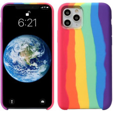 Чехол-силикон оригинал Colorfull Full Cover Soft Matte iPhone 11 Pro Max, Hot Pink/Violet