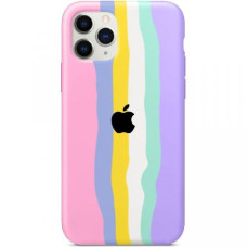 Чехол-силикон оригинал Colorfull Full Cover Soft Matte iPhone 11 Pro Max, Pink