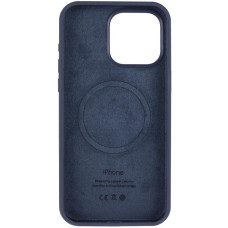 Чехол-силикон оригинал Full Soft Matte with MagSafe iPhone 13, темно-серый