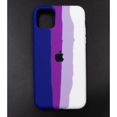 Чехол-силикон оригинал Colorfull Full Cover Soft Matte iPhone 11 Pro Max, Pride