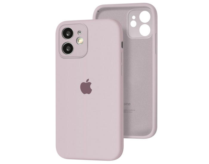 Чехол-силикон оригинал Full Camera Soft Matte iPhone 12 Mini, Lavander