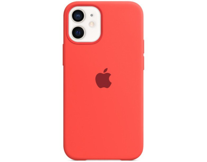 Чехол-силикон оригинал Full Cover Soft Matte iPhone 12 Mini, Coral