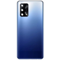 Задняя крышка для Oppo A74 4G, Midnight Blue со стеклом камеры, оригинал