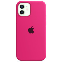 Чехол-силикон оригинал Full Cover Soft Matte iPhone 12 Mini, Hot pink