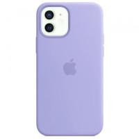 Чехол-силикон оригинал Full Cover Soft Matte iPhone 12 Mini, Lilac cream