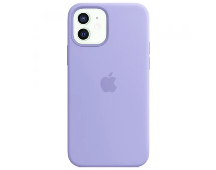 Чехол-силикон оригинал Full Cover Soft Matte iPhone 12 Mini, Lilac cream
