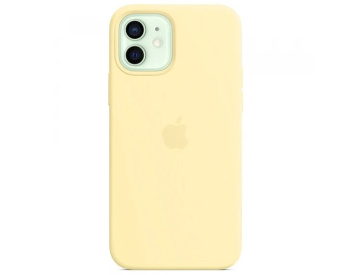 Чехол-силикон оригинал Full Cover Soft Matte iPhone 12 Mini, Mellow yellow
