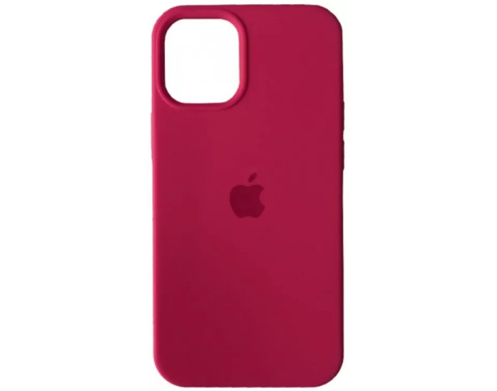 Чехол-силикон оригинал Full Cover Soft Matte iPhone 12 Mini, Rose red