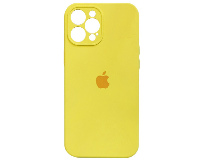 Чехол-силикон оригинал Full Camera Soft Matte iPhone 12 Pro Max, Yellow