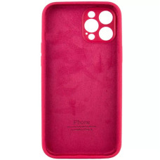 Чехол-силикон оригинал Full Camera Soft Matte iPhone 12 Pro Max, Rose red