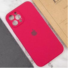Чехол-силикон оригинал Full Camera Soft Matte iPhone 12 Pro Max, Rose red