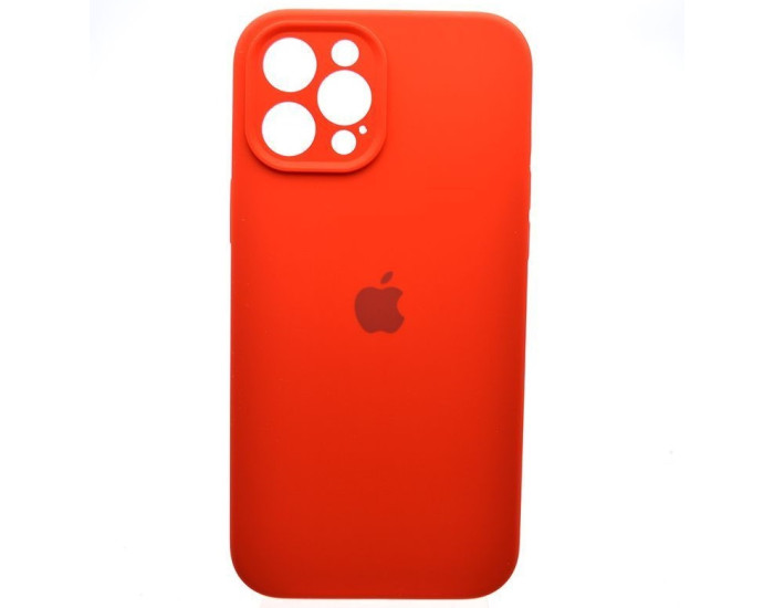 Чехол-силикон оригинал Full Camera Soft Matte iPhone 12 Pro Max, Red