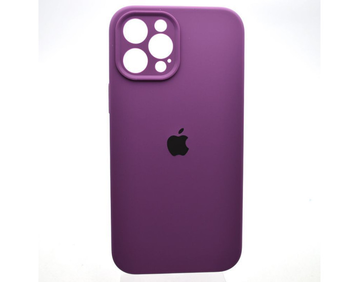 Чехол-силикон оригинал Full Camera Soft Matte iPhone 12 Pro Max, Purple