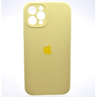 Чохол-силікон оригінал Full Camera Soft Matte iPhone 12 Pro Max, Mellow yellow