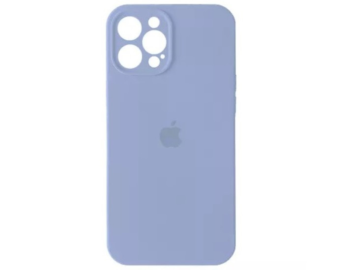 Чехол-силикон оригинал Full Camera Soft Matte iPhone 12 Pro Max, Lilac cream