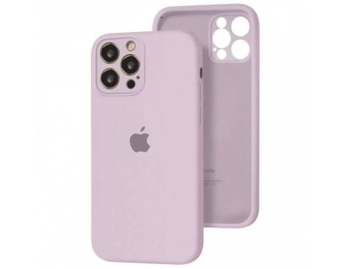 Чехол-силикон оригинал Full Camera Soft Matte iPhone 12 Pro Max, Lavander