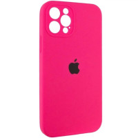 Чехол-силикон оригинал Full Camera Soft Matte iPhone 12 Pro Max, Hot pink