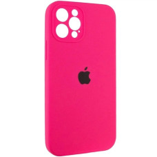Чехол-силикон оригинал Full Camera Soft Matte iPhone 12 Pro Max, Hot pink