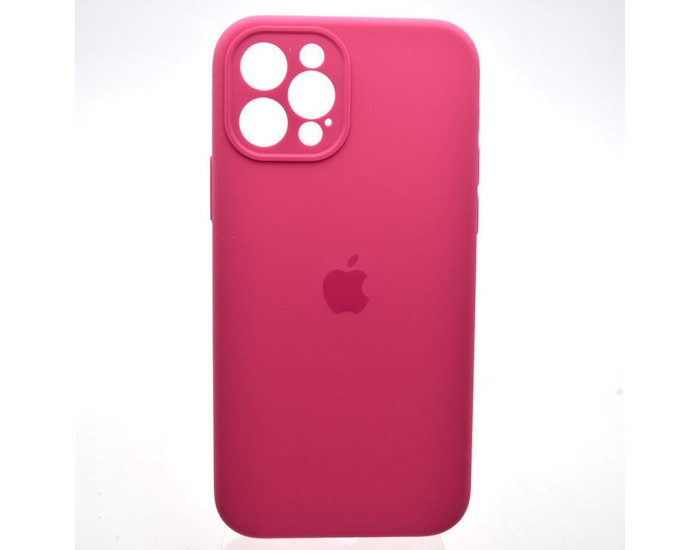 Чехол-силикон оригинал Full Camera Soft Matte iPhone 12 Pro Max, Dragon fruit