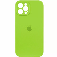 Чехол-силикон оригинал Full Camera Soft Matte iPhone 12 Pro Max, Green