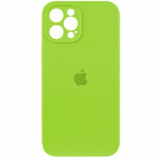Чехол-силикон оригинал Full Camera Soft Matte iPhone 12 Pro Max, Green