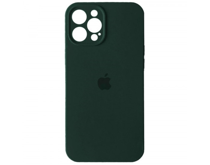 Чехол-силикон оригинал Full Camera Soft Matte iPhone 12 Pro Max, Cyprus green
