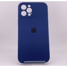 Чехол-силикон оригинал Full Camera Soft Matte iPhone 12 Pro Max, Deep navy