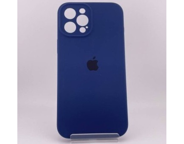Чехол-силикон оригинал Full Camera Soft Matte iPhone 12 Pro Max, Deep navy