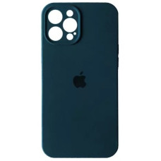 Чехол-силикон оригинал Full Camera Soft Matte iPhone 12 Pro Max, Abyss blue