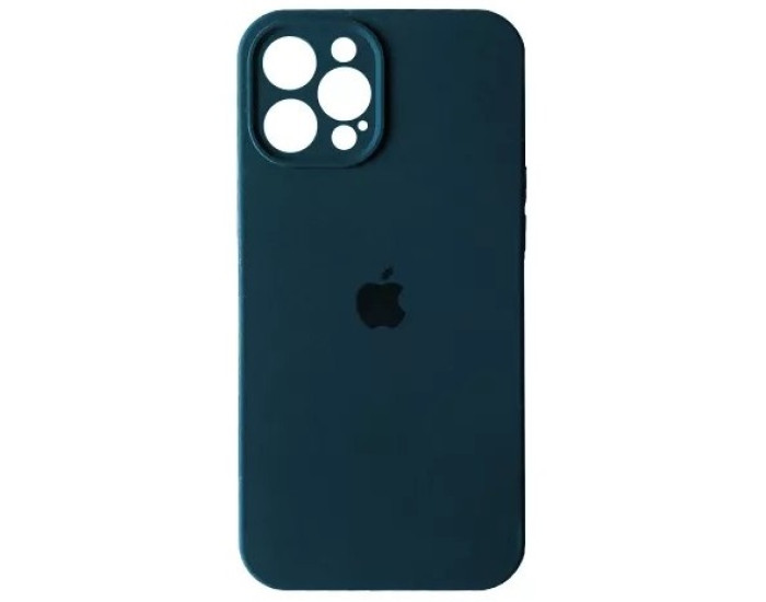Чехол-силикон оригинал Full Camera Soft Matte iPhone 12 Pro Max, Abyss blue