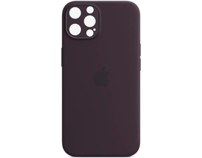 Чехол-силикон оригинал Full Camera Soft Matte iPhone 12 Pro Max, Elderberry