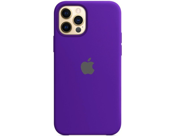 Чехол-силикон оригинал Full Soft Matte iPhone 12 Pro Max, Ultra violet