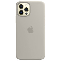Чехол-силикон оригинал Full Soft Matte iPhone 12 Pro Max, Stone
