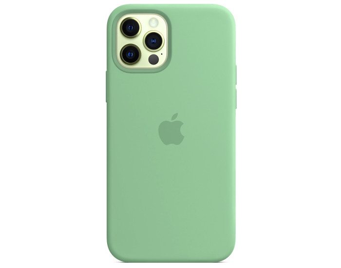 Чехол-силикон оригинал Full Soft Matte iPhone 12 Pro Max, Spearmint