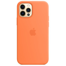 Чехол-силикон оригинал 100% Full Soft Matte iPhone 12 Pro Max, Kumquat