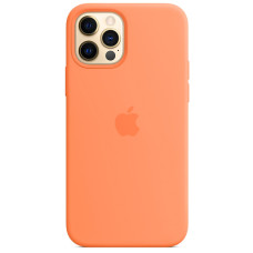 Чехол-силикон оригинал Full Soft Matte iPhone 12 Pro Max, Papaya