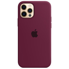 Чехол-силикон оригинал Full Soft Matte iPhone 12 Pro Max, Marsala